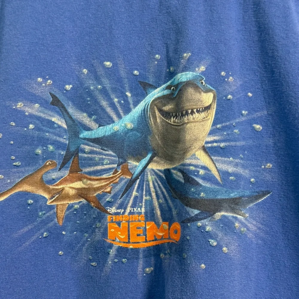 Disney Store Finding Nemo Shark Graphic Tee Youth Small - Picture 3 of 7